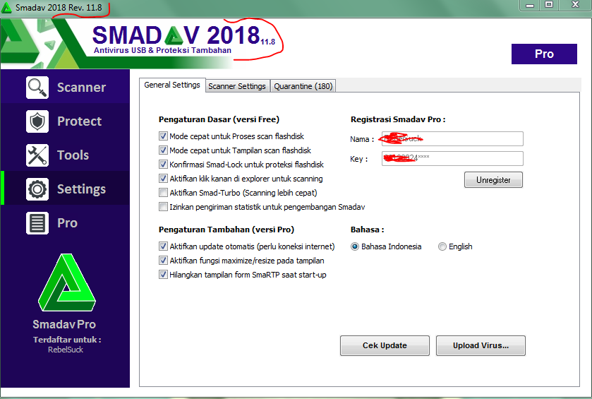 Smadav 2018 activation key 64-bit